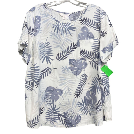Top Ss By Lc Lauren Conrad In Tropical Print, Size:Xl