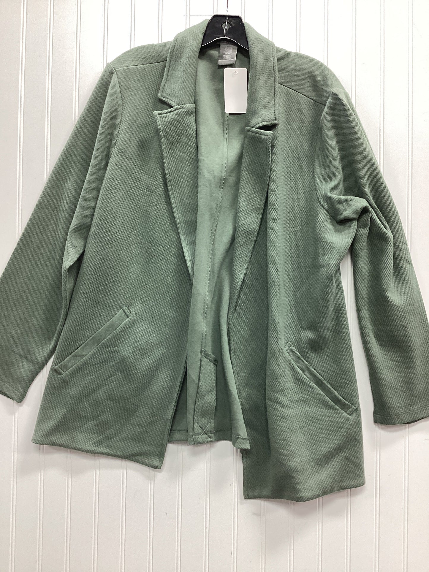 Blazer By Matty M In Green, Size:1X