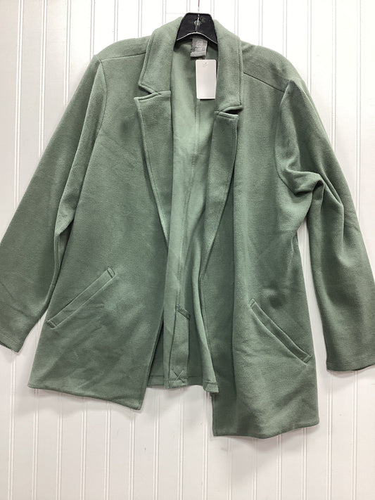 Blazer By Matty M In Green, Size:1X