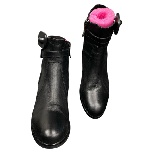 Boots Ankle Heels By AquaDiva In Black, Size:7.5
