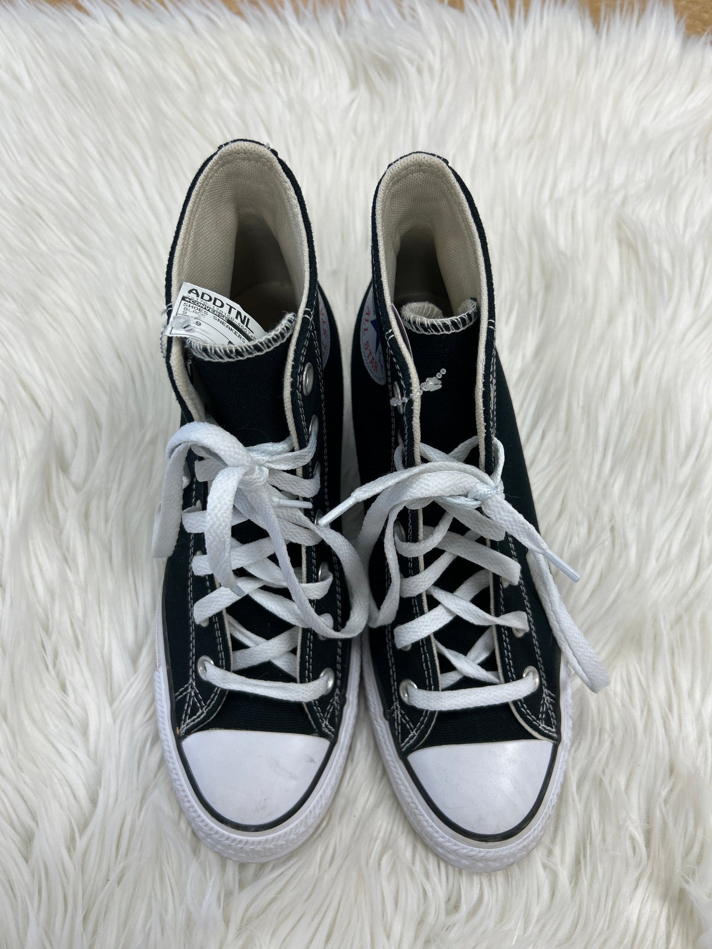 Shoes Sneakers Platform By Converse In Black, Size:9
