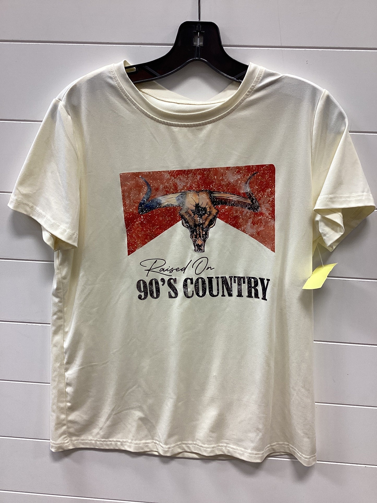 Top Ss By Clothes Mentor In Cream, Size:M