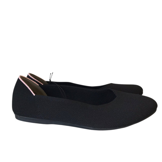 Shoes Flats By J. Sport In Black, Size:9