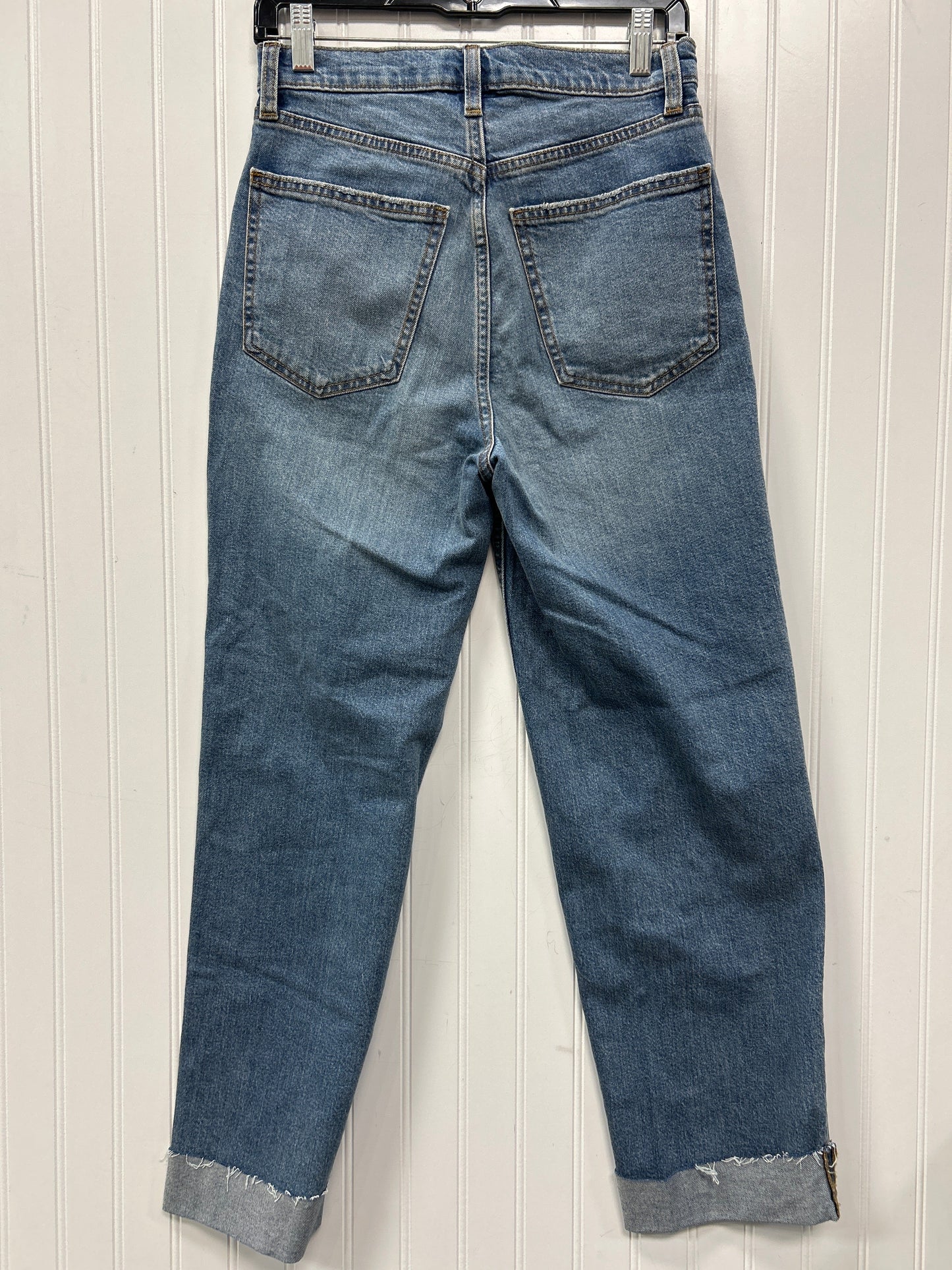 Jeans Straight By Universal Thread In Blue Denim, Size:6