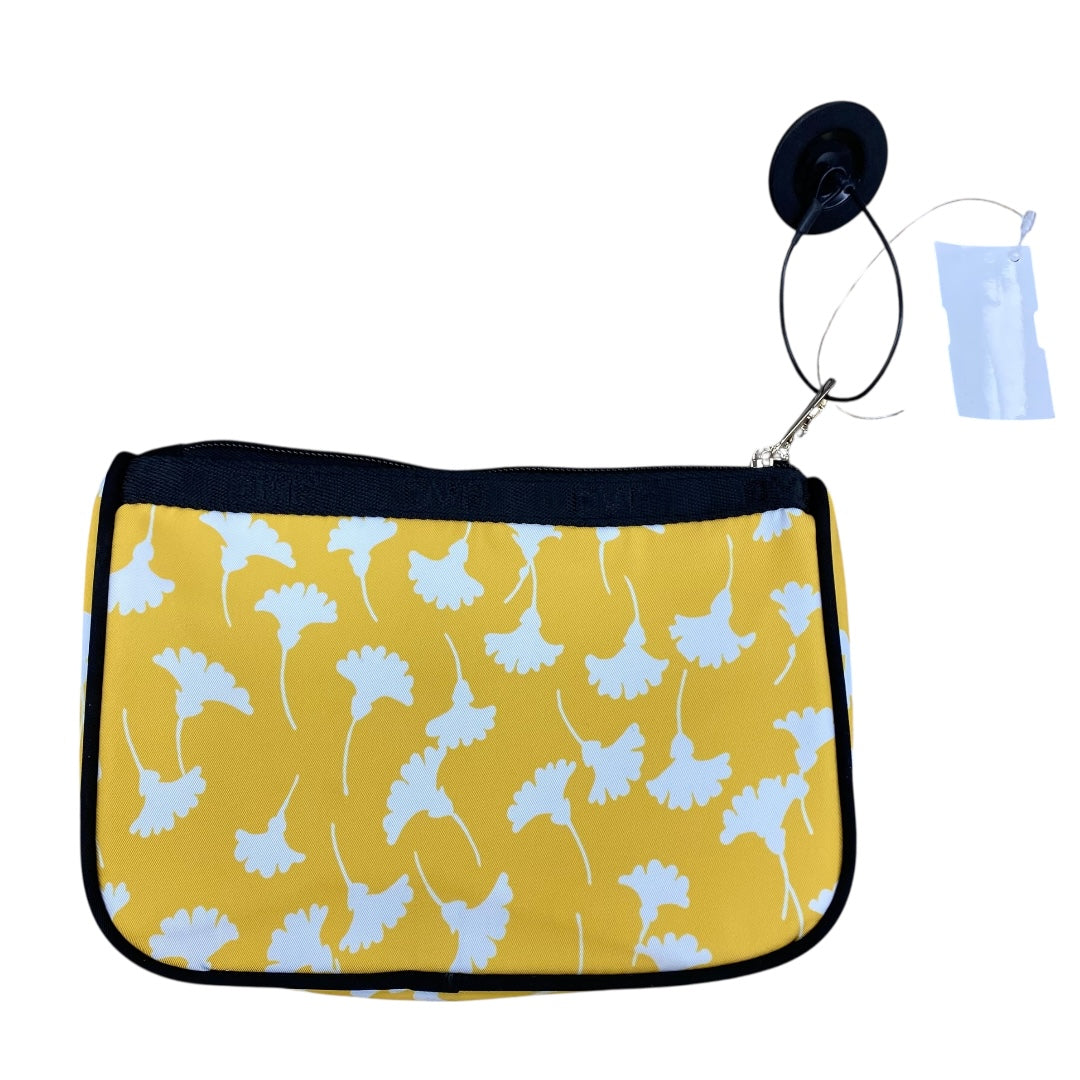 Makeup Bag By Target-Designer In White & Yellow, Size:Medium