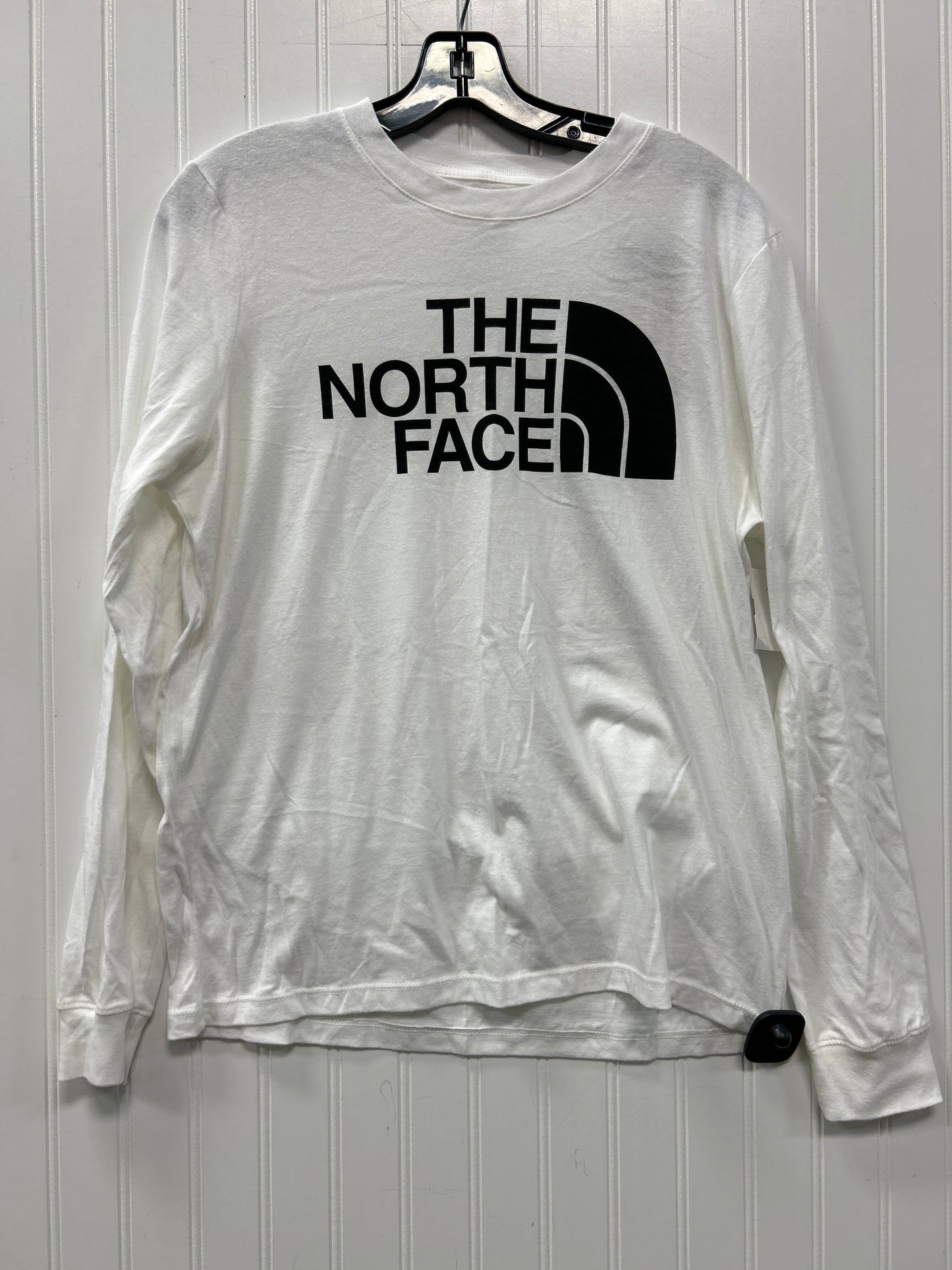 Athletic Top Ls Crewneck By The North Face In White, Size:M NWT