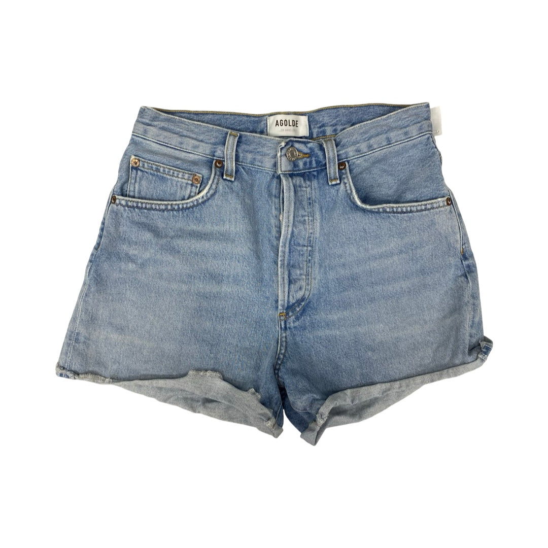 Shorts By Agolde In Blue Denim, Size:4