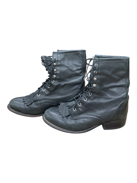 Boots Ankle Heels By Laredo In Black, Size:6.5