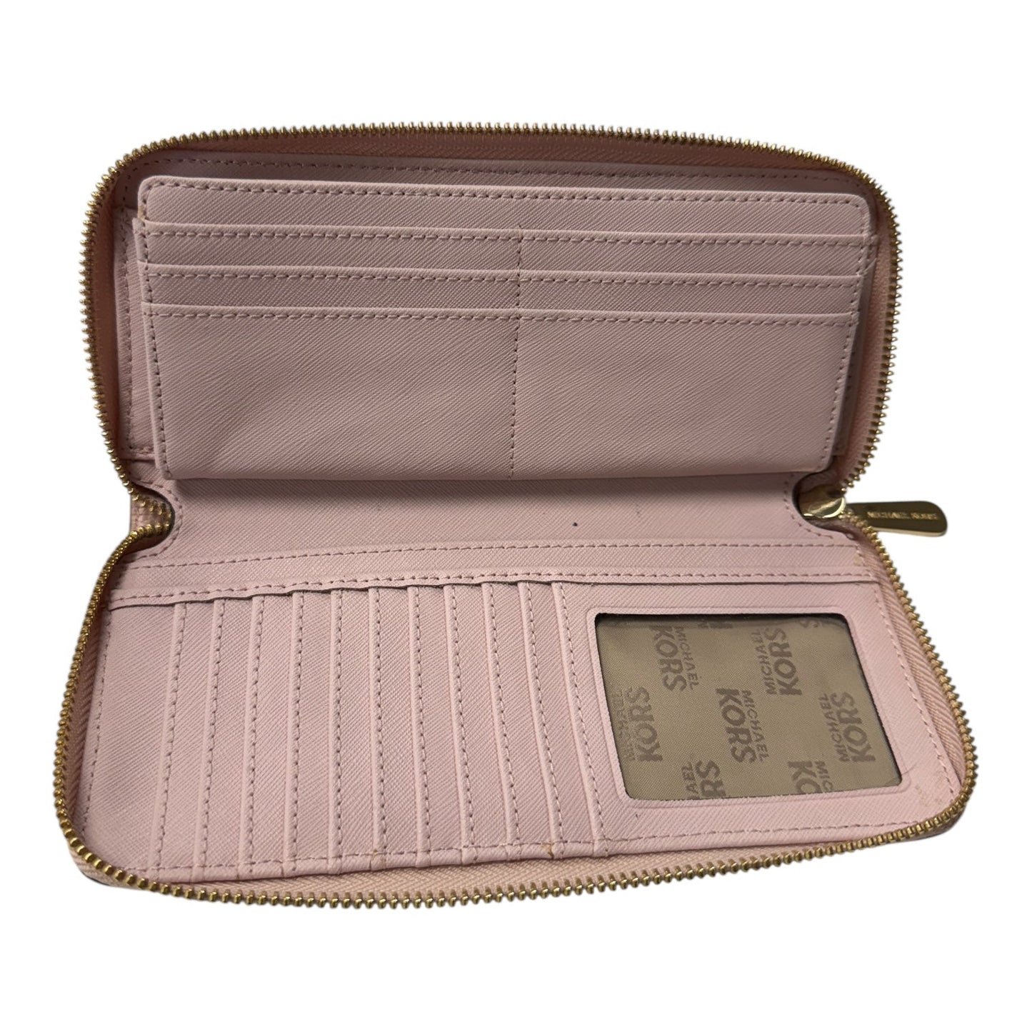 Wallet Designer By Michael Kors In Pink, Size:Medium