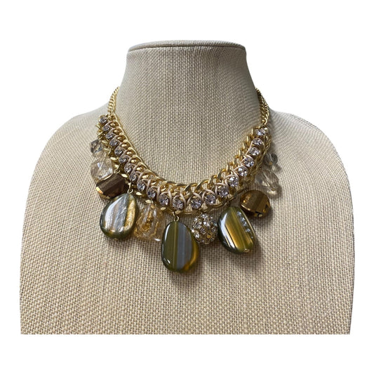Necklace Statement By Chicos In Bronze