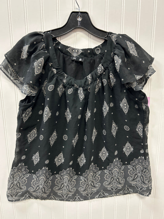 Top Sleeveless By Apt 9 In Black, Size:Lp