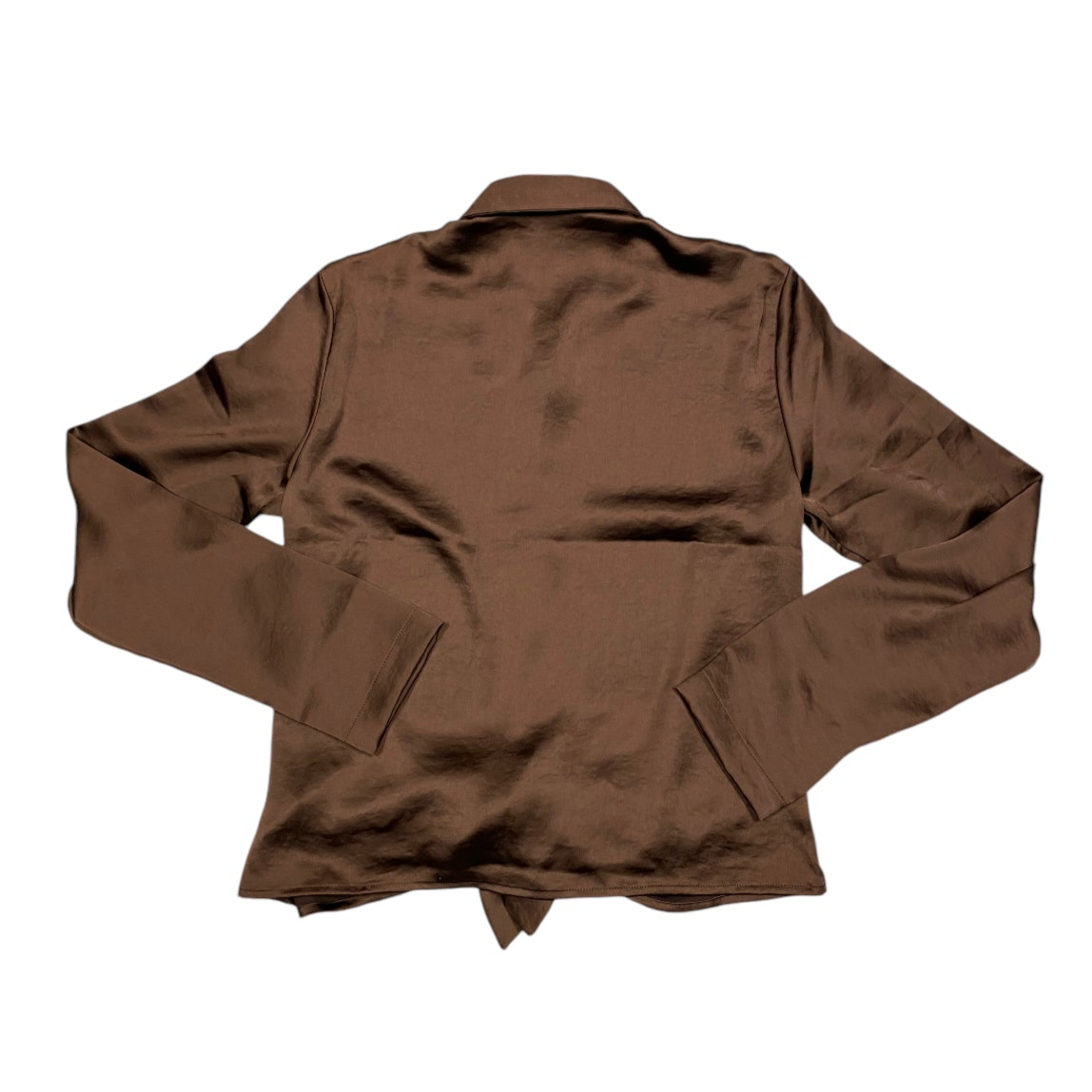 Top Long Sleeve By Express In Brown, Size: S