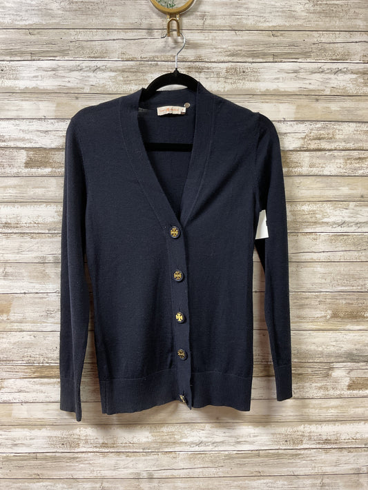 Cardigan Designer By Tory Burch In Navy, Size:S