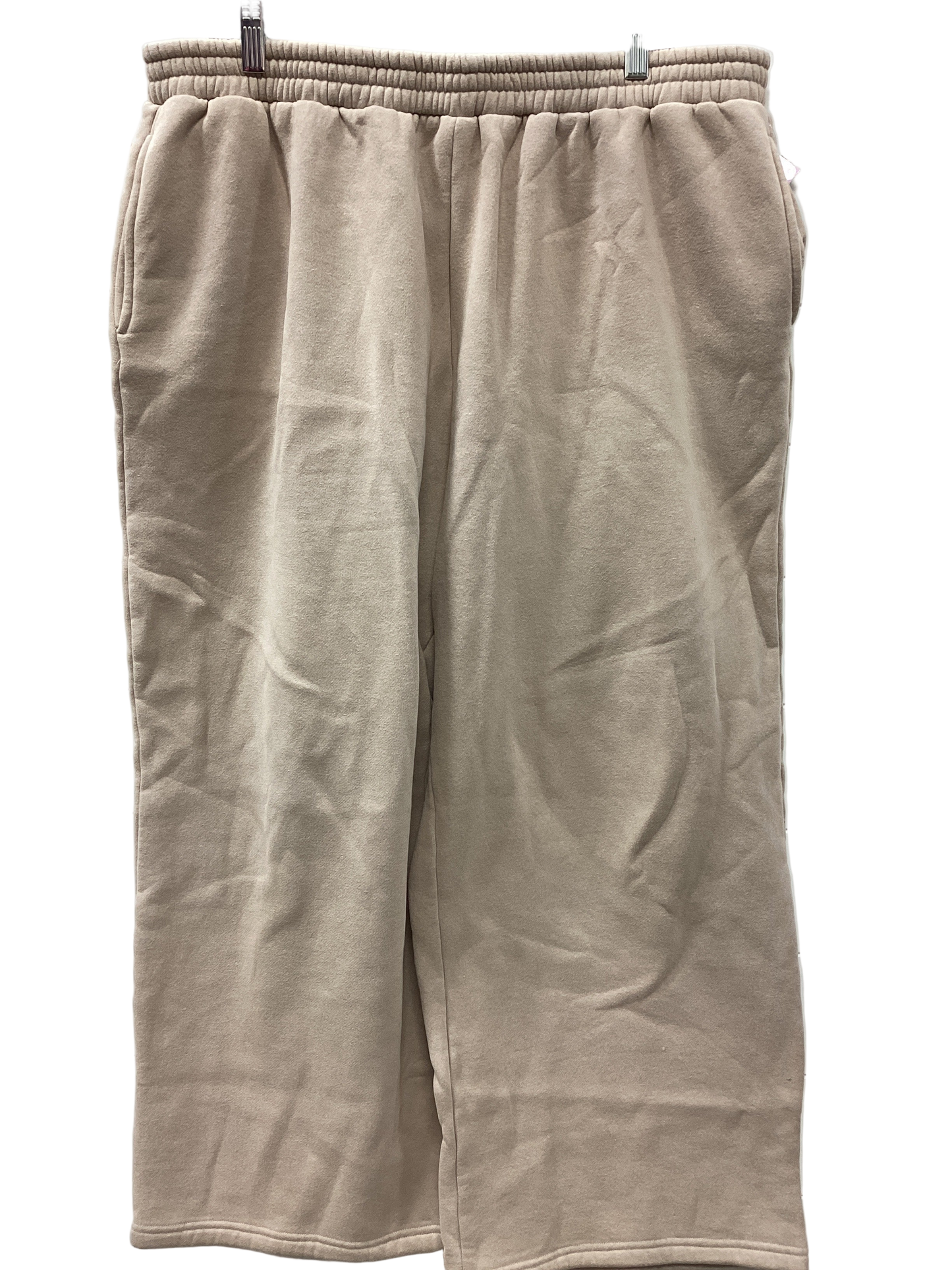 Athletic Pants By Cmc In Tan, Size:1X