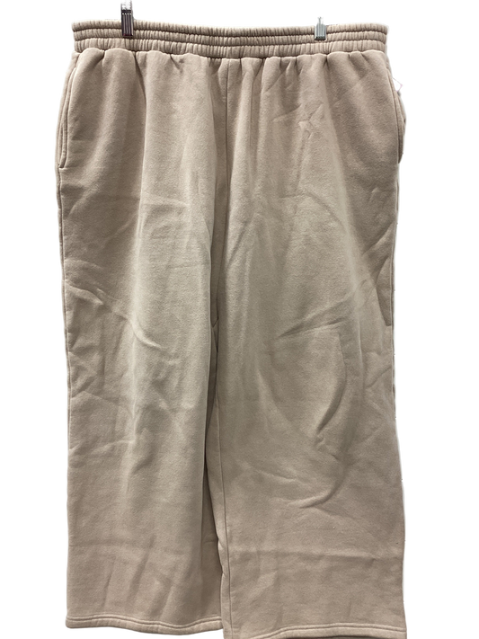 Athletic Pants By Cmc In Tan, Size:1X