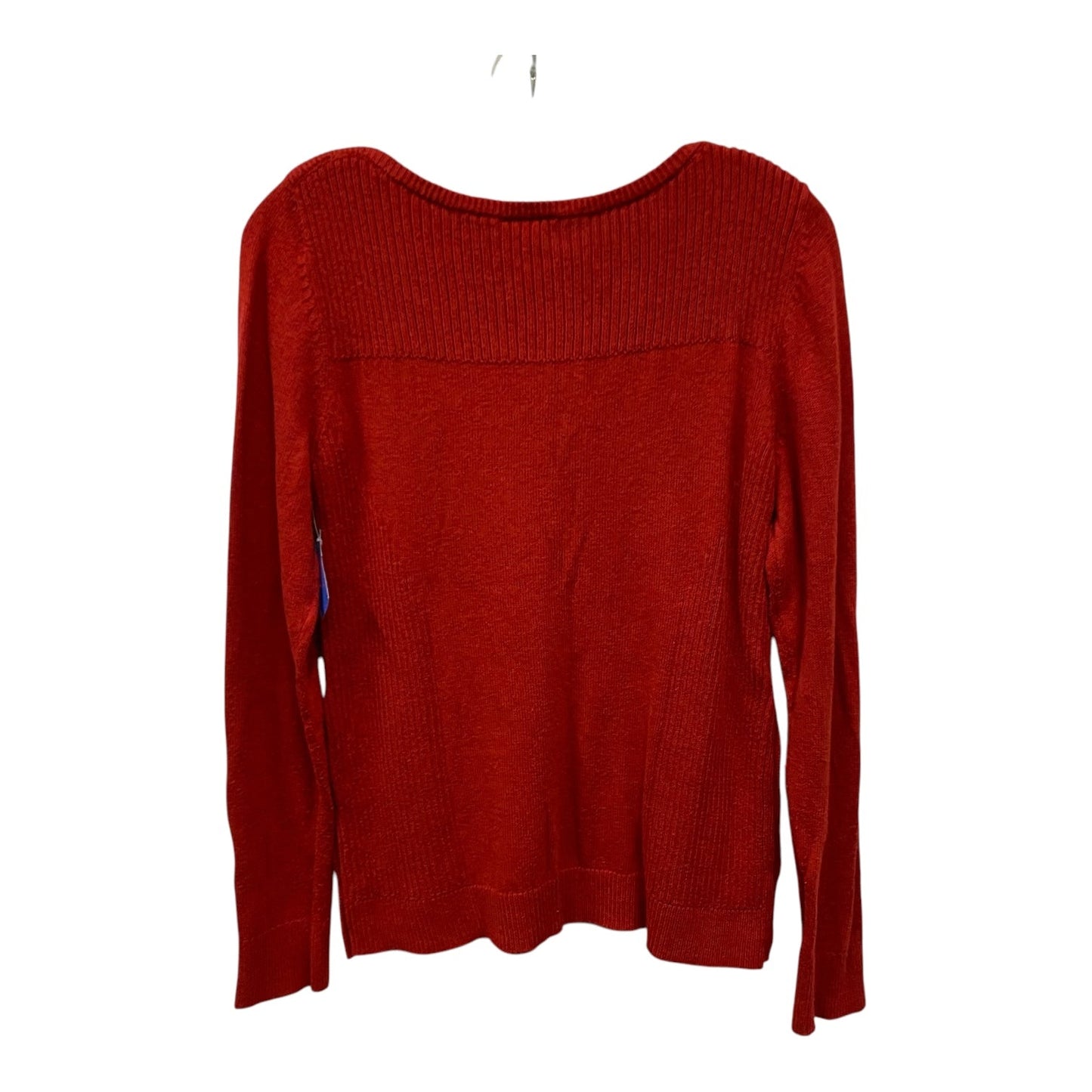 Sweater By Ann Taylor In Red, Size:L