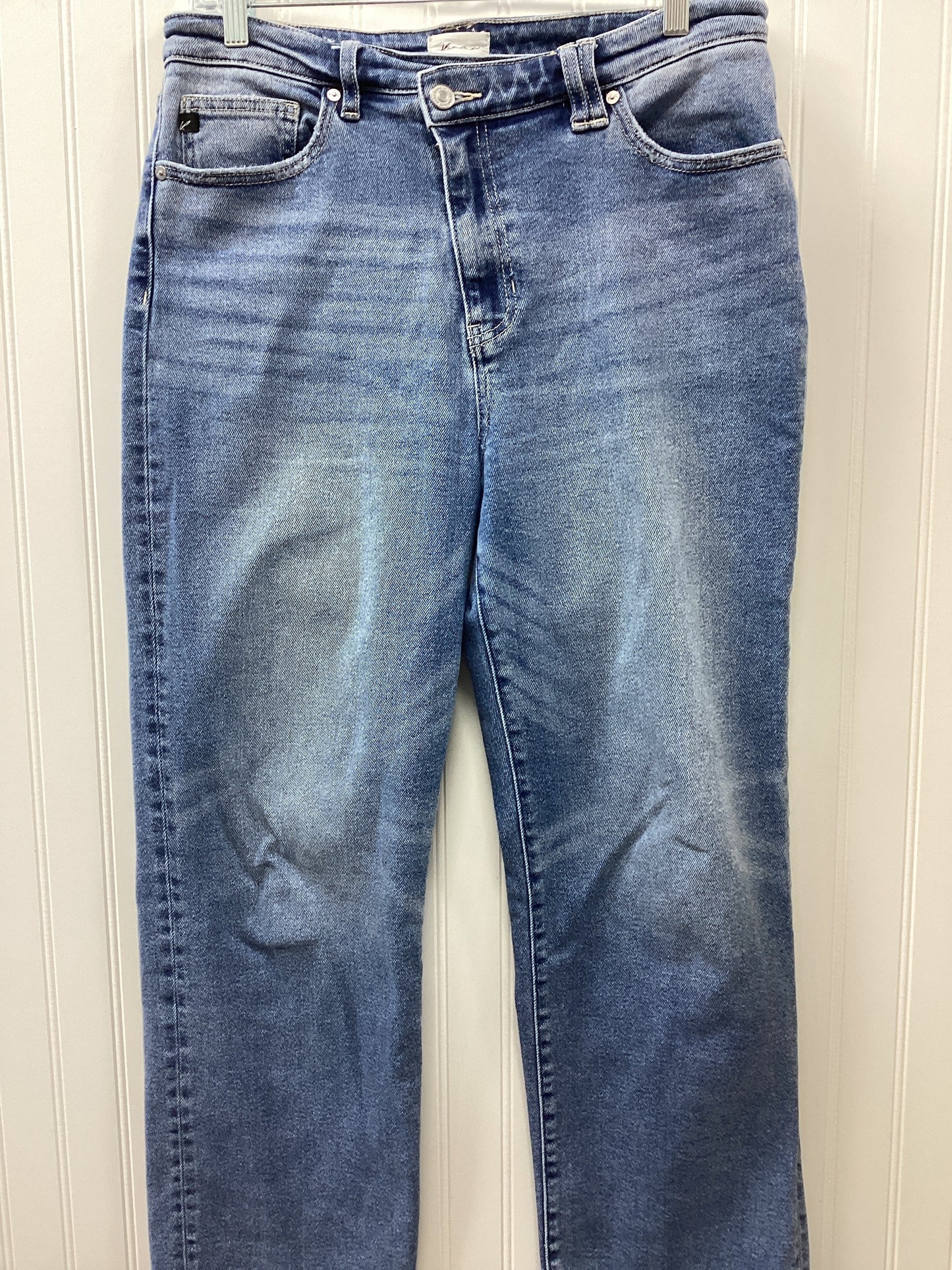 Jeans Straight By Kancan In Blue Denim, Size:12