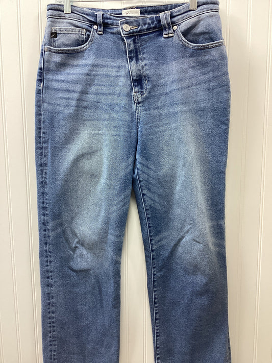 Jeans Straight By Kancan In Blue Denim, Size:12