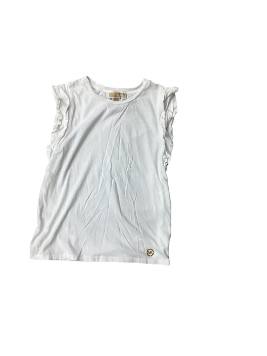 Top Sleeveless By Michael By Michael Kors In White, Size:S