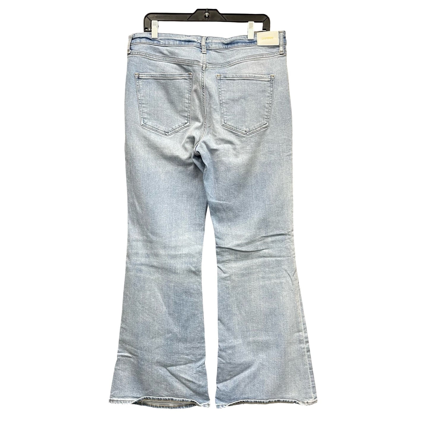 Jeans Flared By Express In Blue Denim, Size: 14