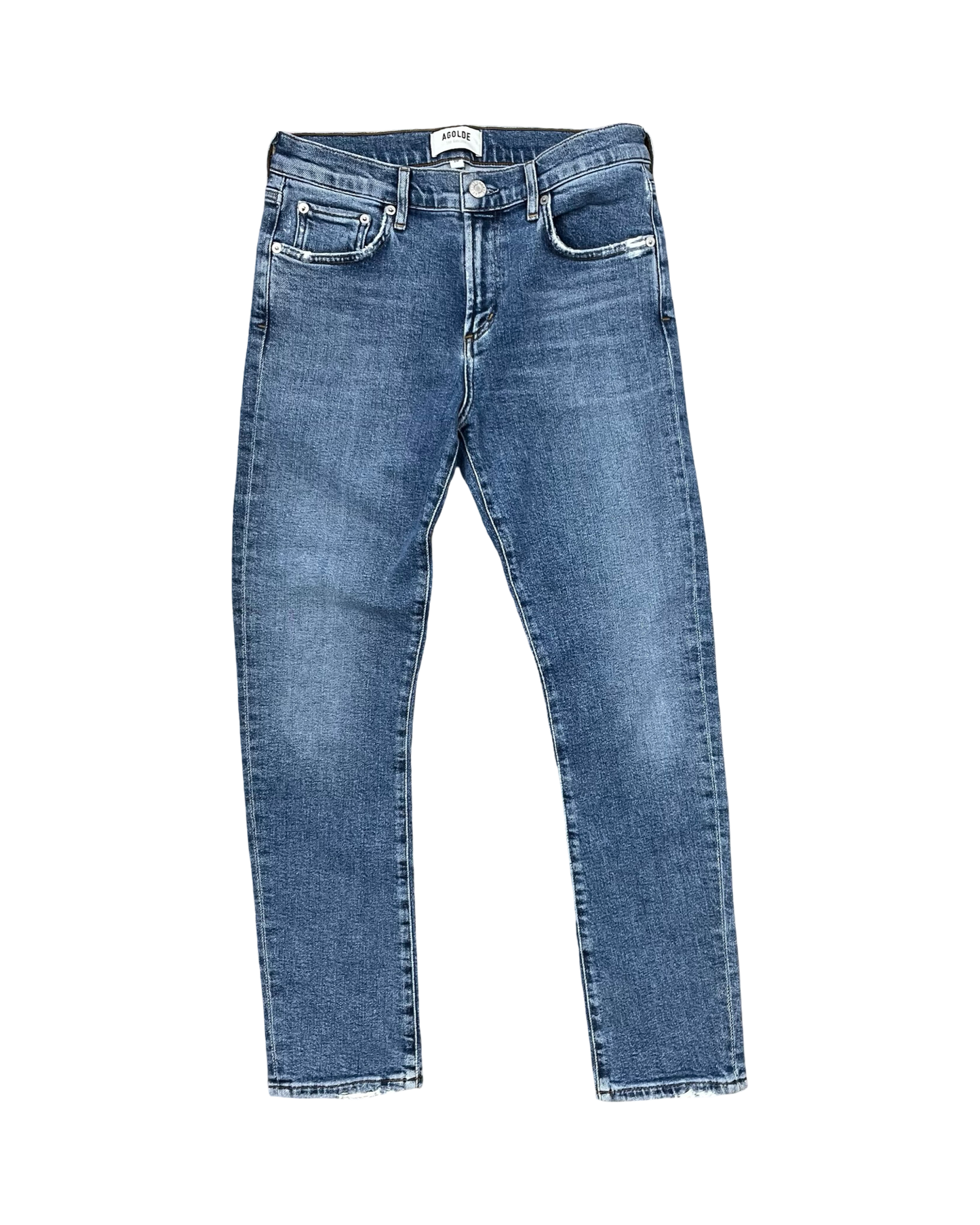 Jeans Skinny By Agolde In Blue Denim, Size:2