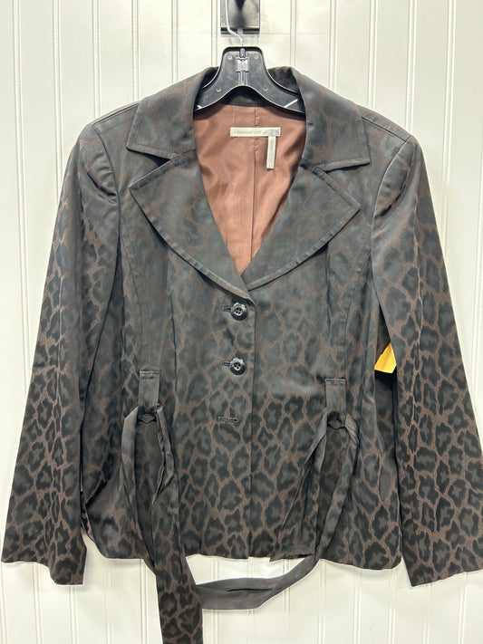 Blazer By Classiques Entier In Animal Print, Size:Mp