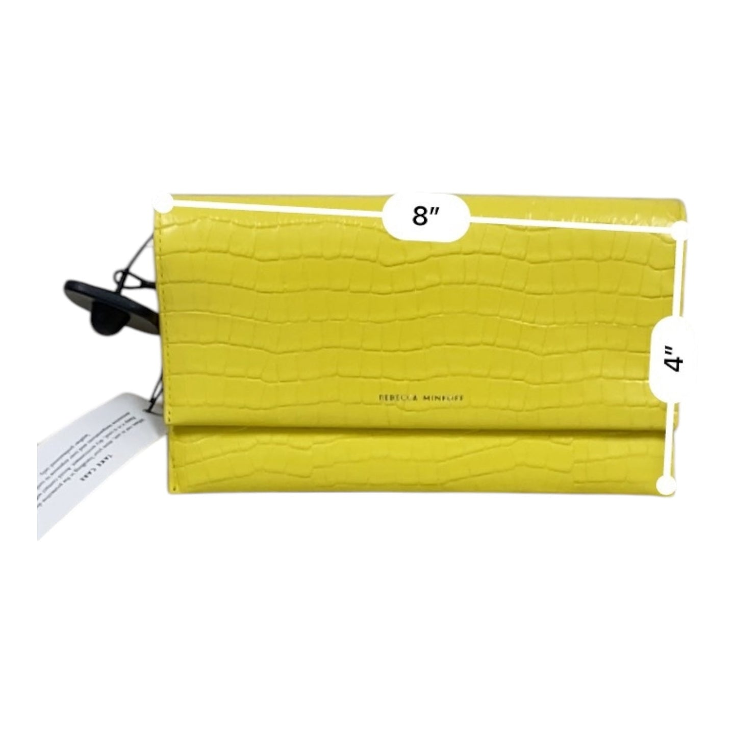 Wallet Designer By Rebecca Minkoff In Yellow, Size:Medium