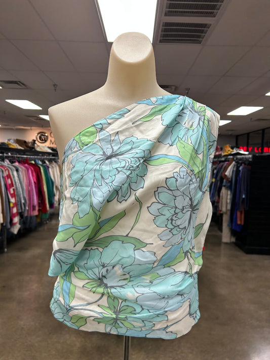 Top Ss By Clothes Mentor In Blue & Green, Size:S