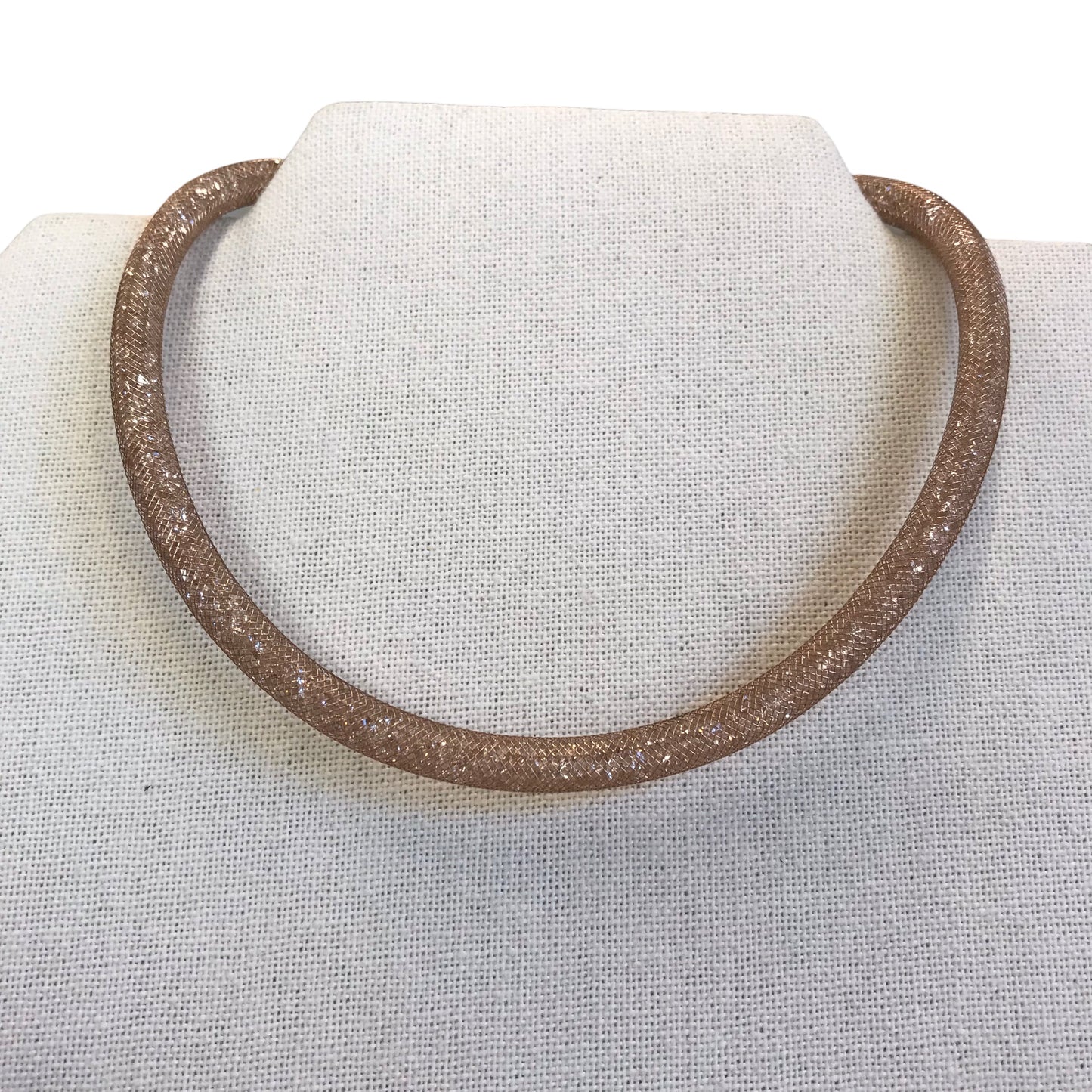 Necklace Designer By Swarovski In Tan