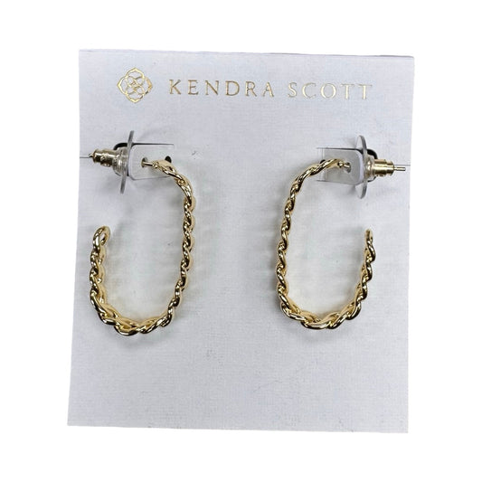 Earrings Hoop By Kendra Scott In Gold