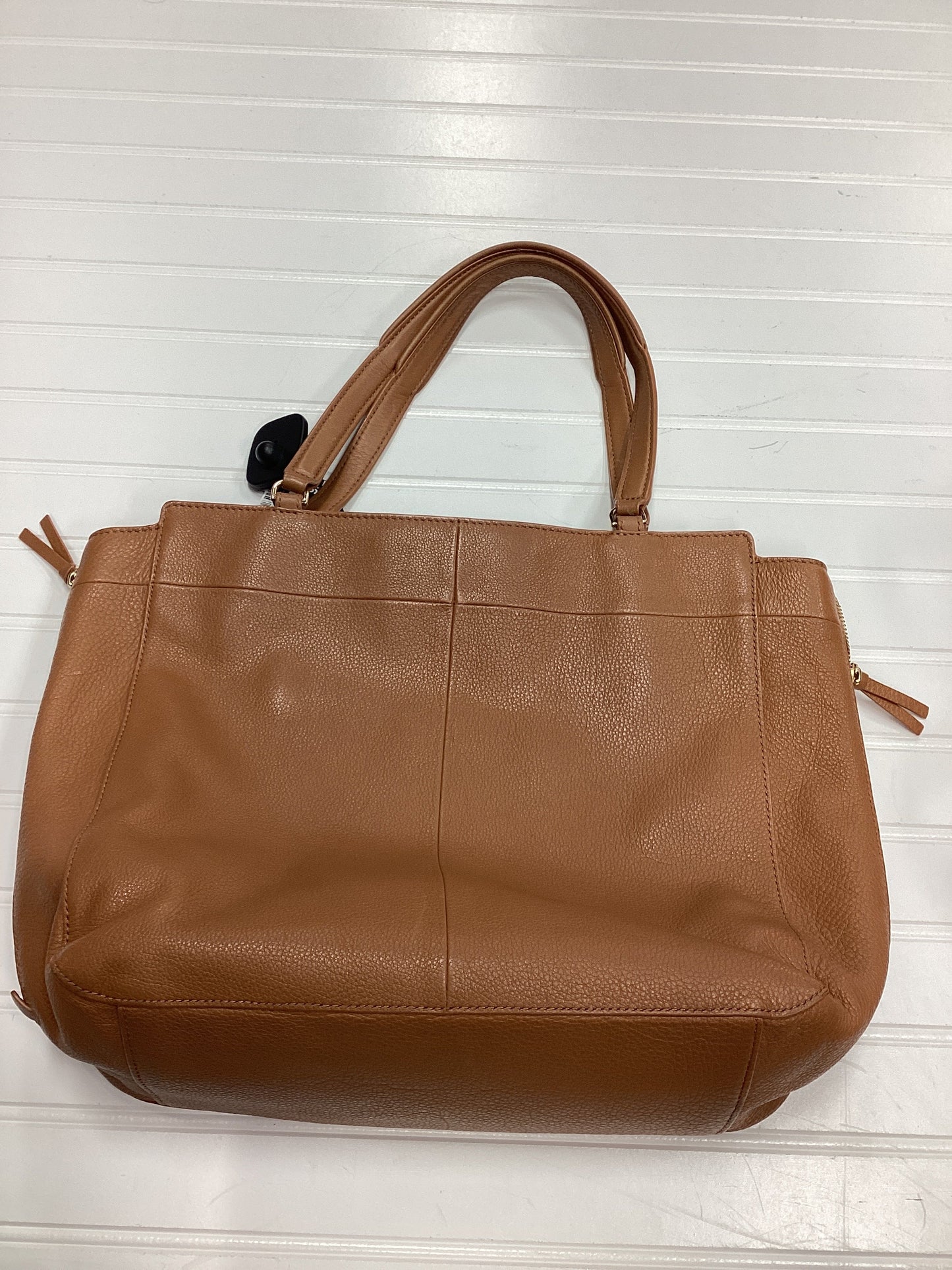 Handbag Designer By Tory Burch In Tan, Size:Large as is