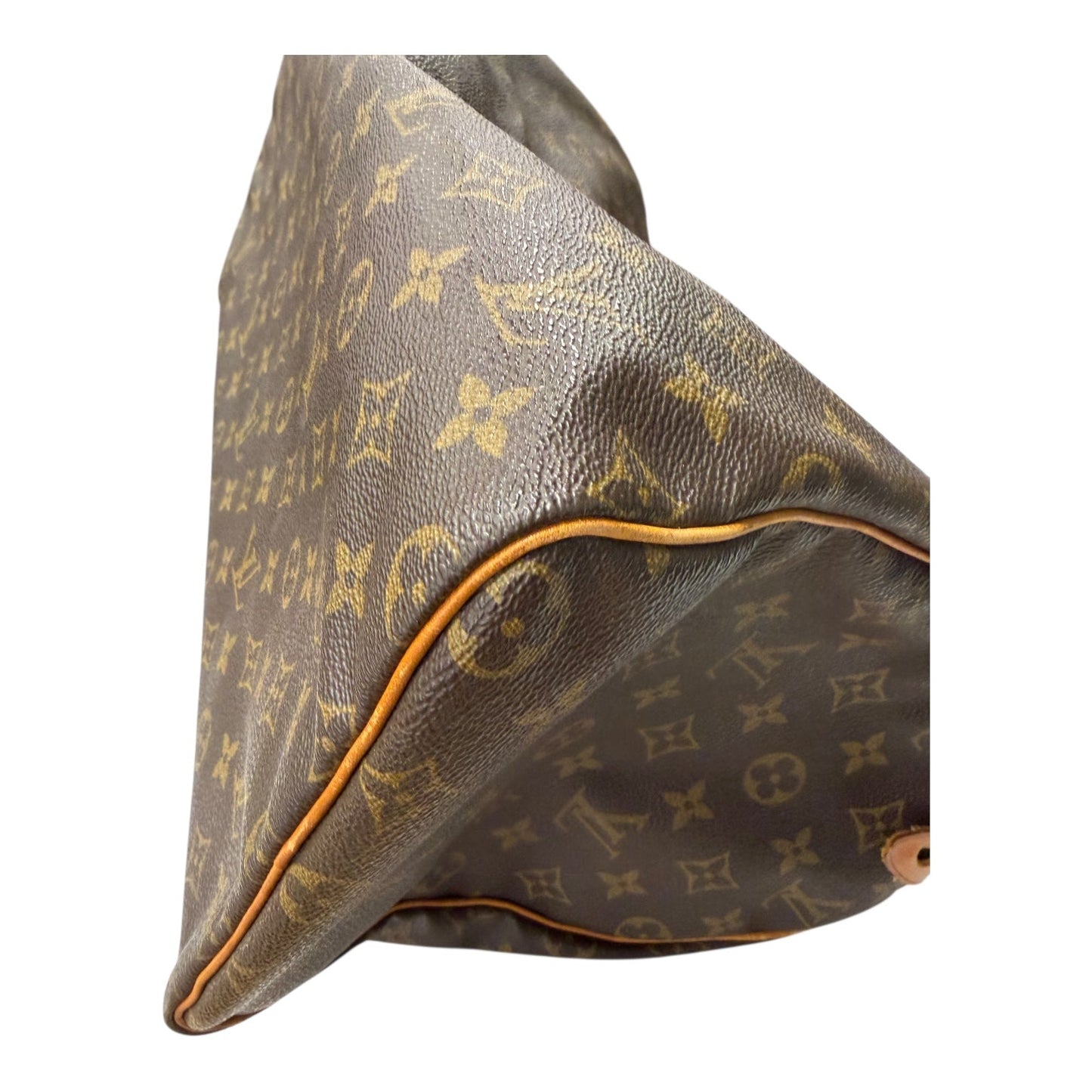 Handbag Luxury Designer By Louis Vuitton In Brown, Size:Large