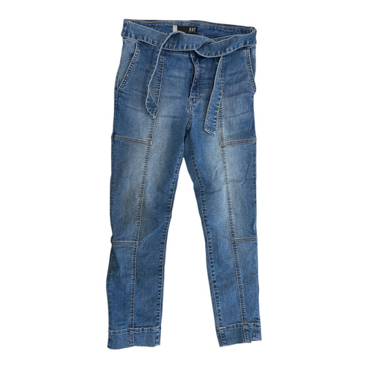 Jeans Straight By Kut In Blue Denim, Size:2