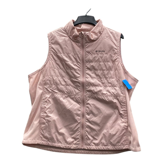 Vest Puffer & Quilted By Columbia In Pink, Size:2X