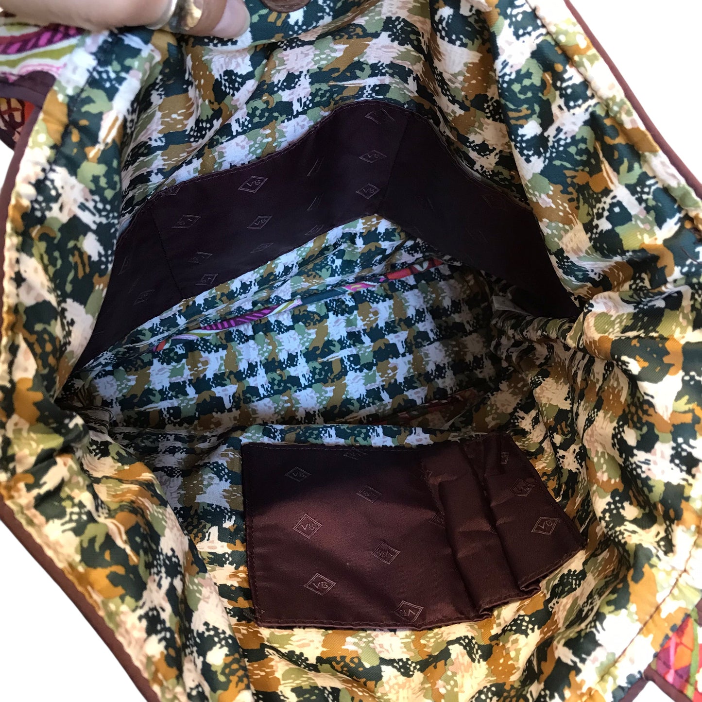 Handbag By Vera Bradley In Paisley Print, Size:Medium