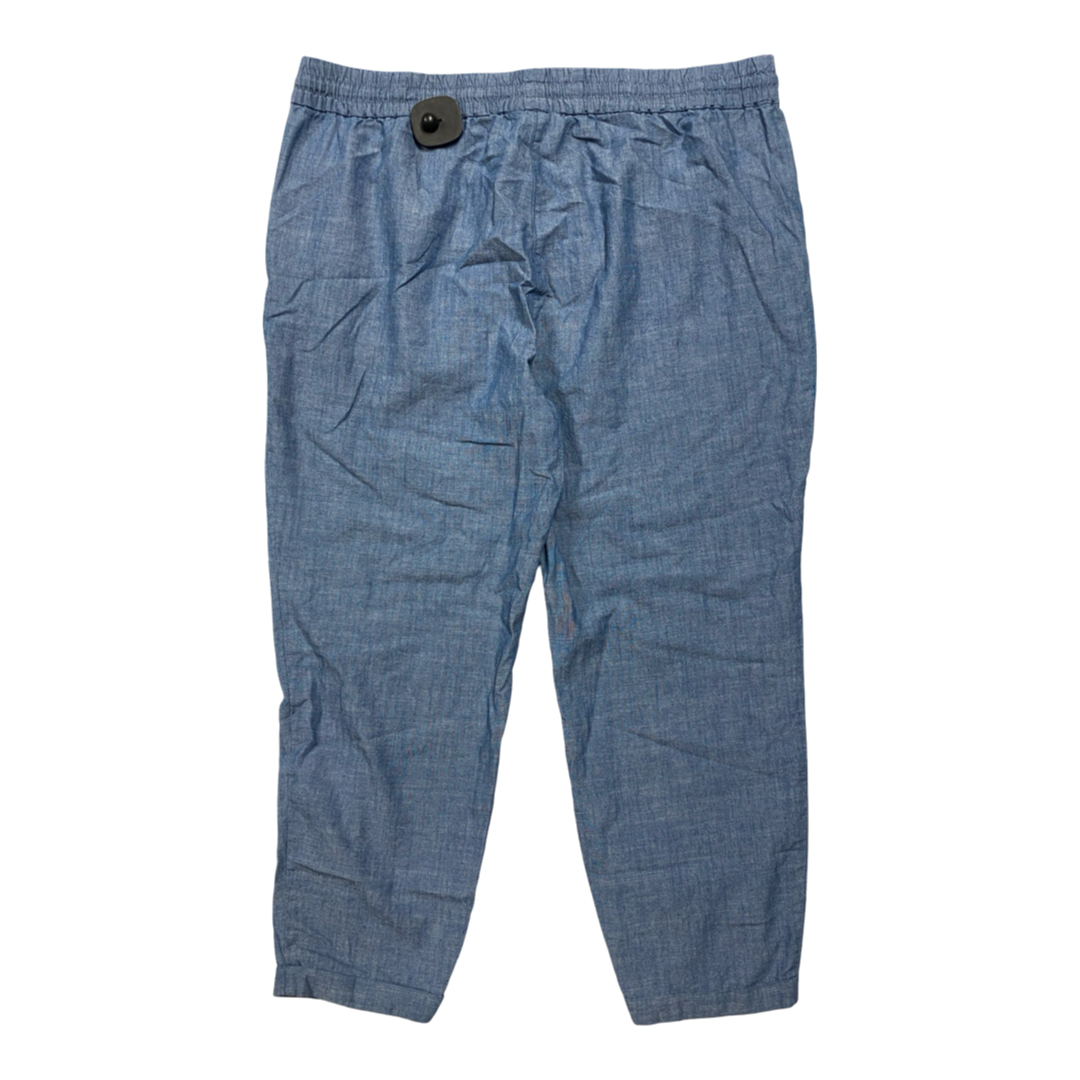 Pants Cropped By J. Crew In Blue, Size:14