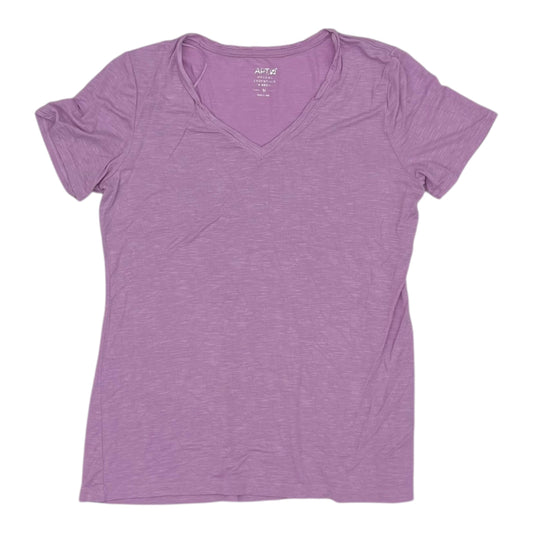 Top Ss Basic By Apt 9 In Purple, Size:M