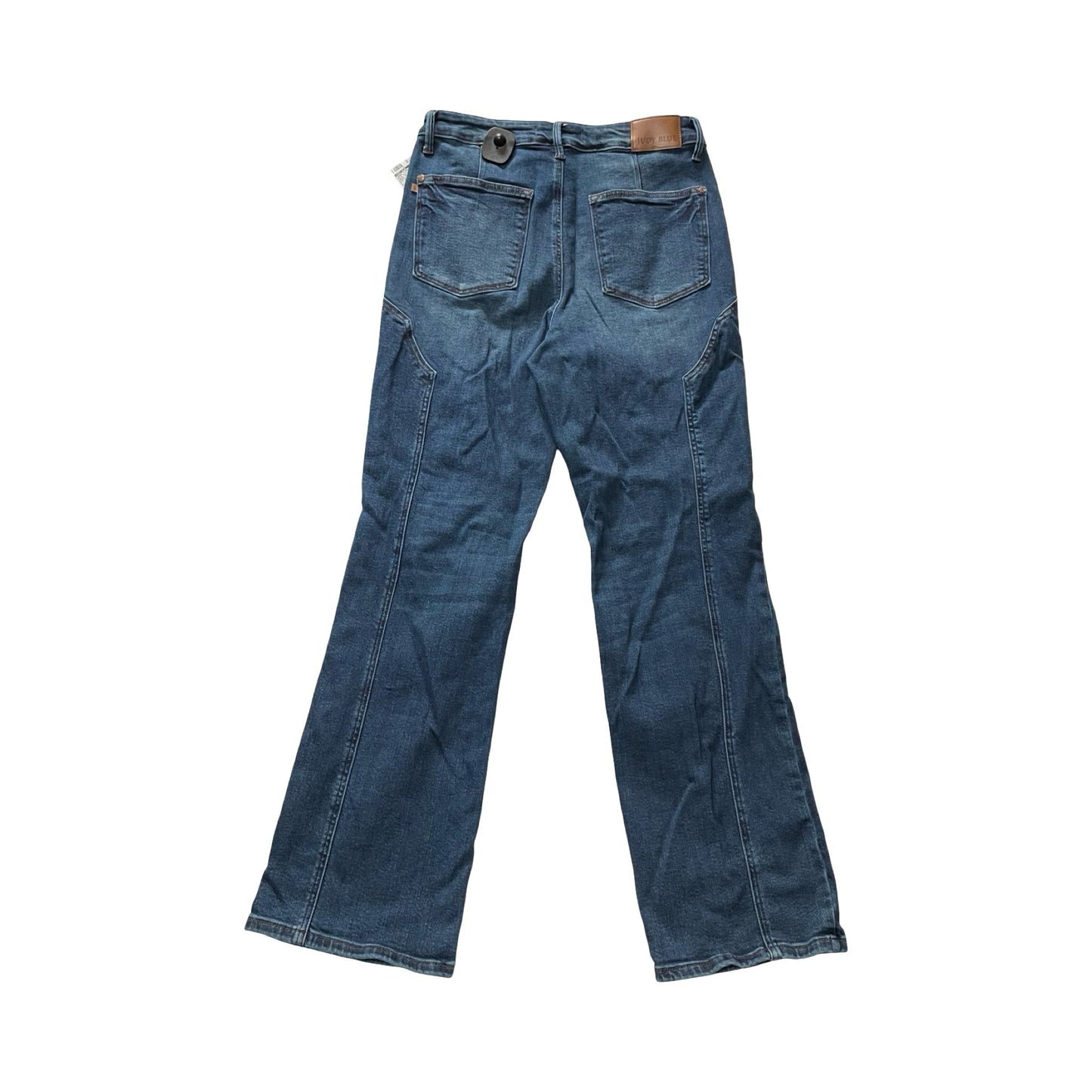Jeans Flared By Judy Blue In Blue Denim, Size:10