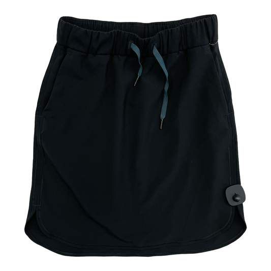 Athletic Skirt By Lululemon In Black, Size:4