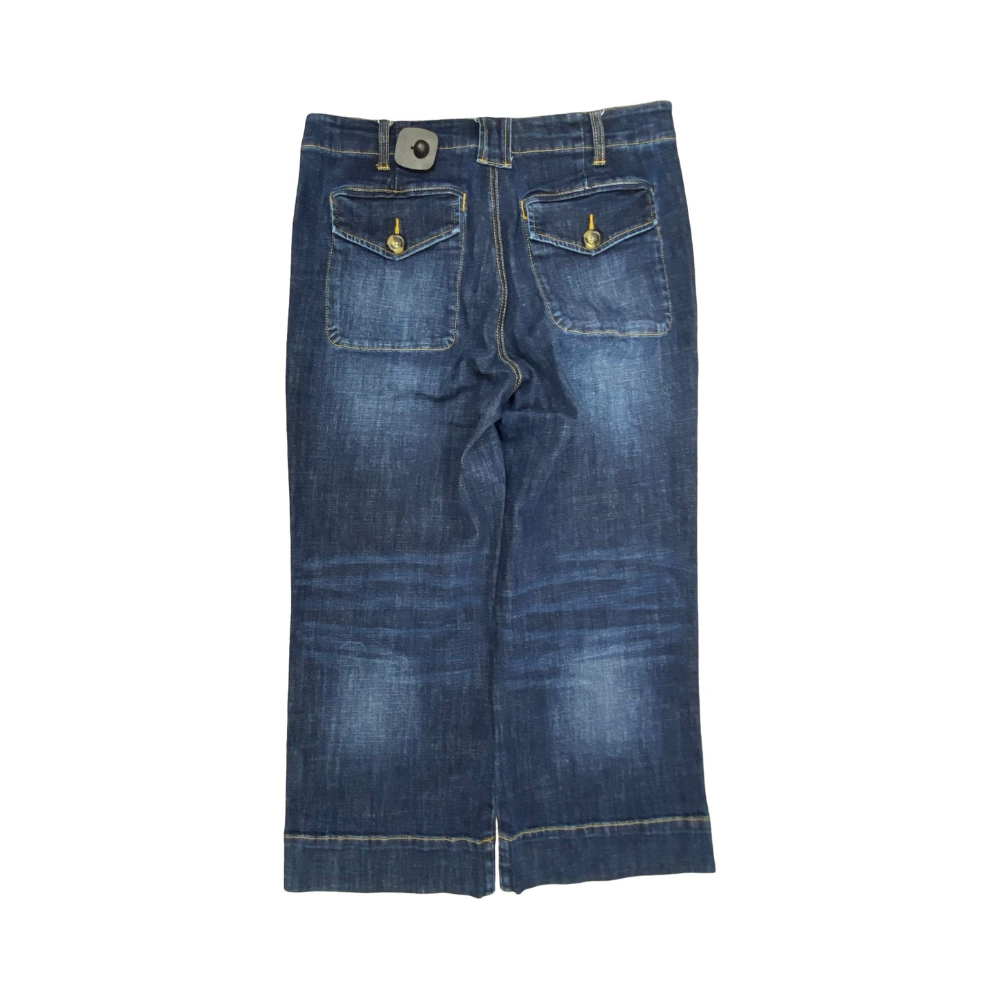 Jeans Wide Leg By Cabi In Blue Denim, Size:8