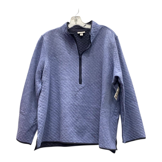 Athletic Sweatshirt Crewneck By J. Jill In Blue, Size:Xl