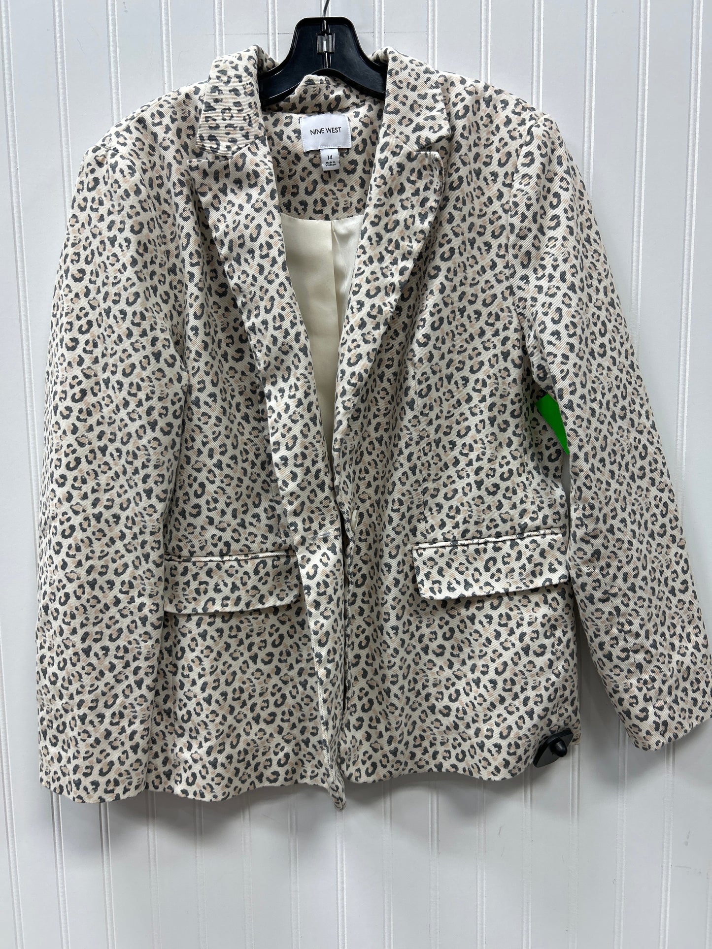 Blazer By Karl Lagerfeld In Green, Size:12