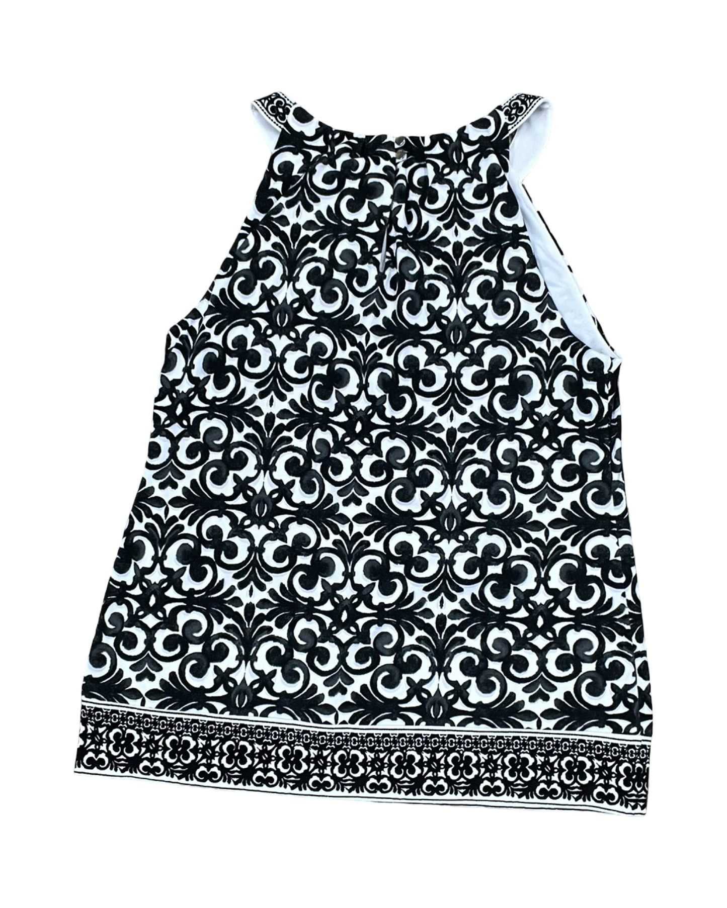 Top Sleeveless By White House Black Market In Black & White, Size:Xs