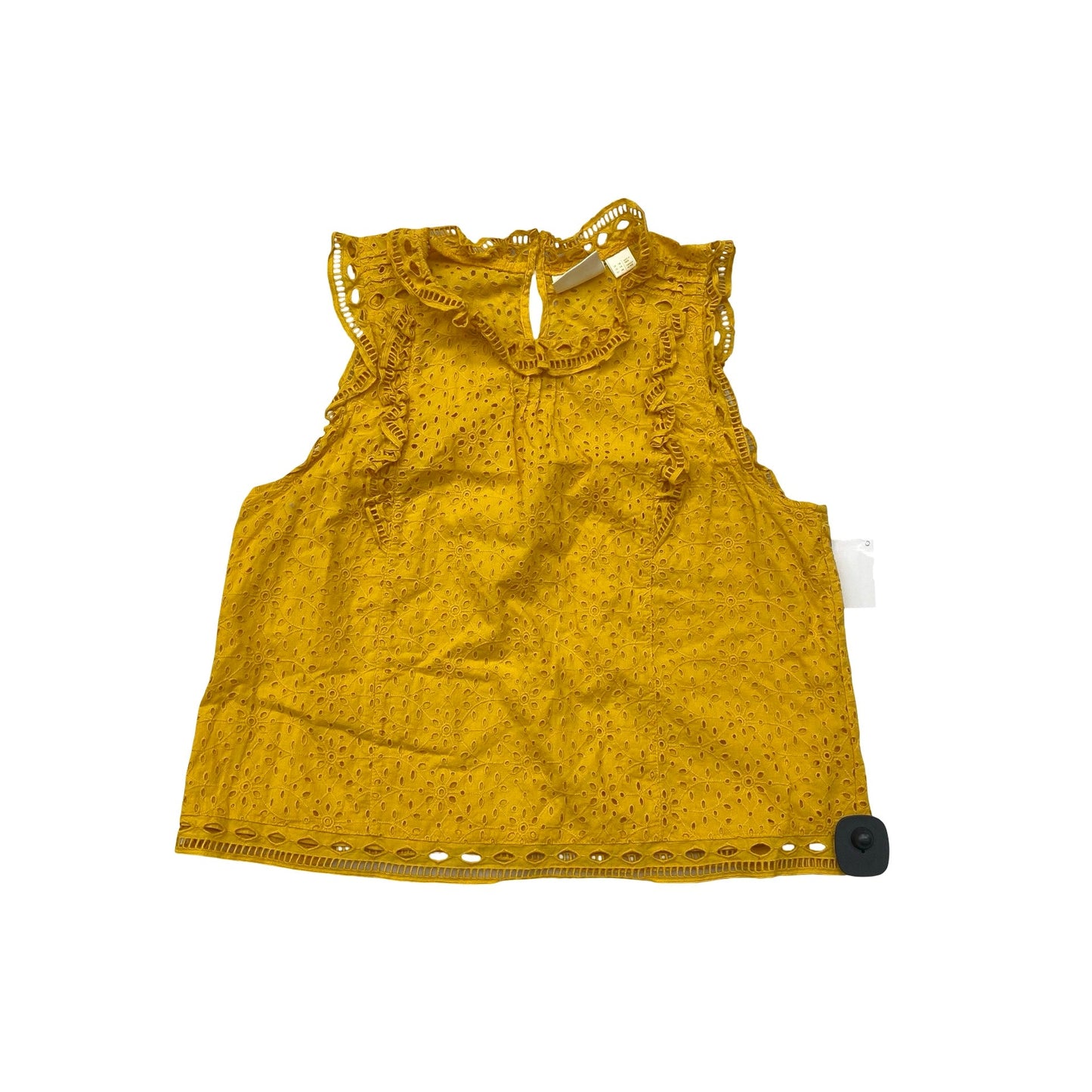 Top Sleeveless By Maeve In Yellow, Size:14
