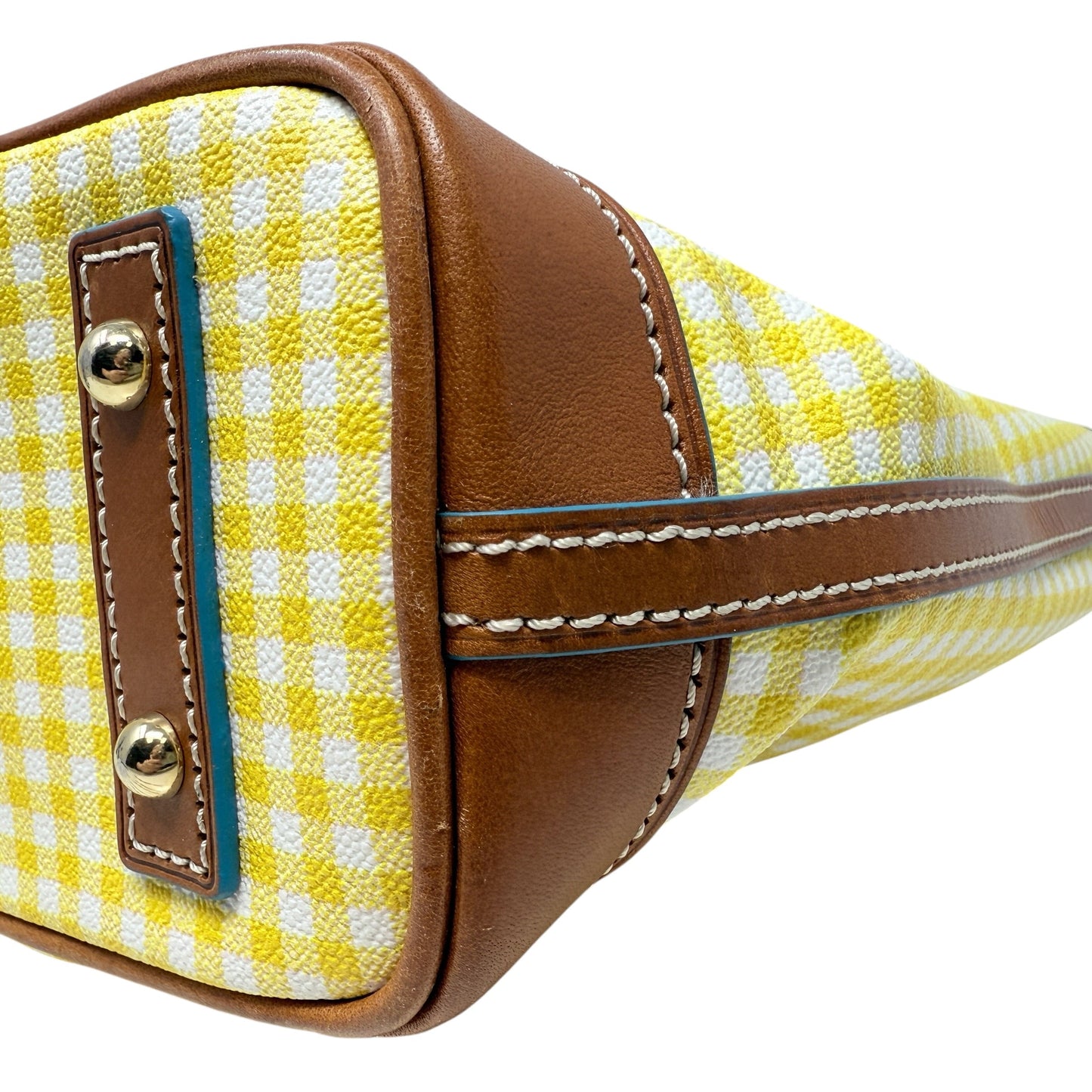 Emily Gingham Tote Designer By Dooney And Bourke, Size: Medium