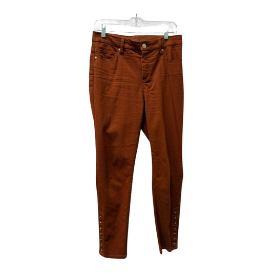 Jeans Straight By Chicos In Orange, Size:4