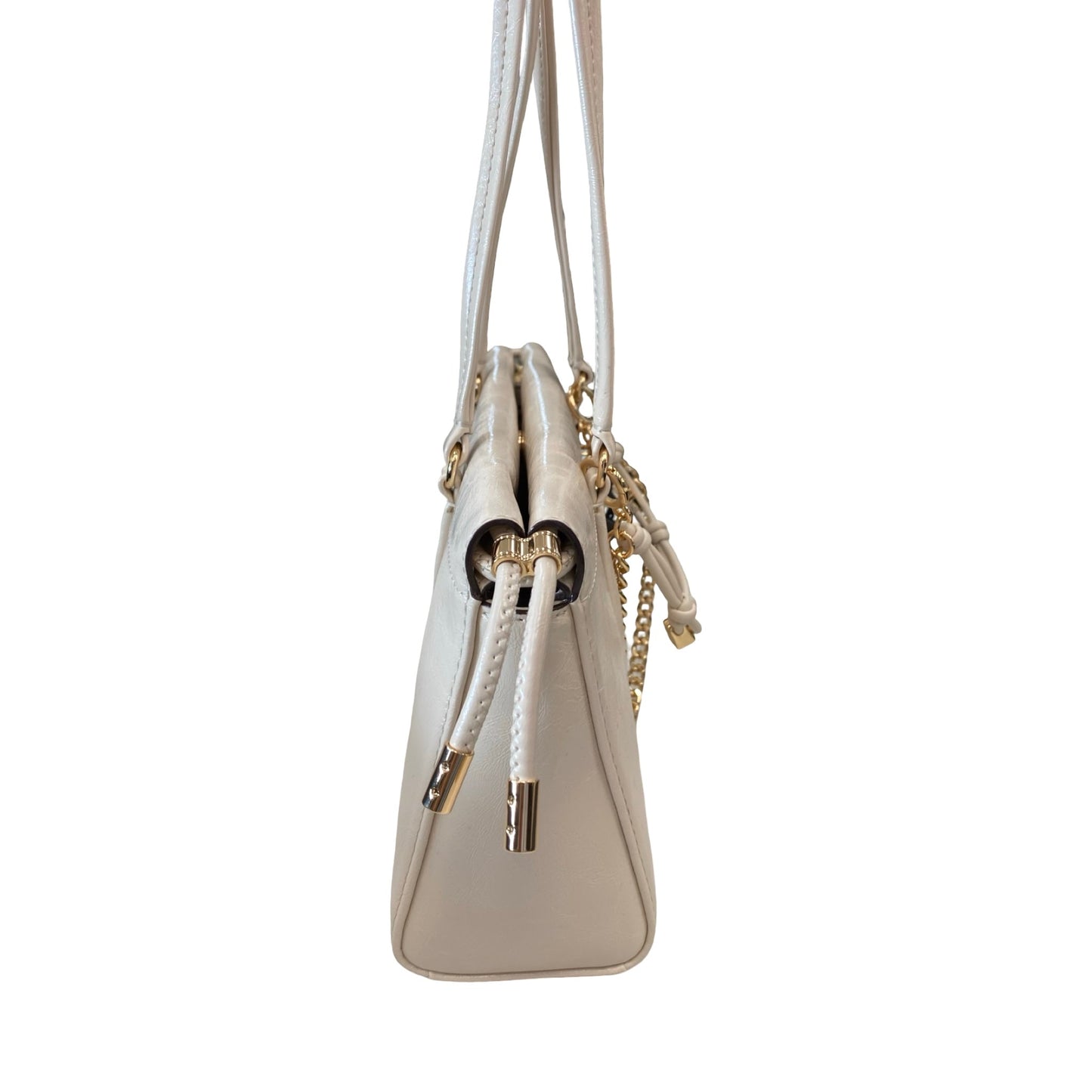Handbag Designer By Michael Kors In Cream, Size:Medium