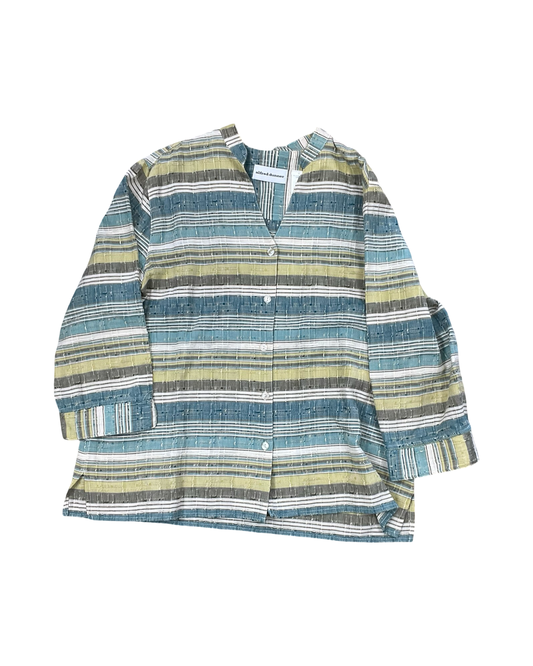 Top Ss By Alfred Dunner In Blue & White, Size:M