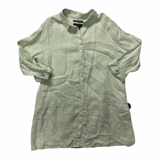 Top Ls By Tahari In Green, Size:L