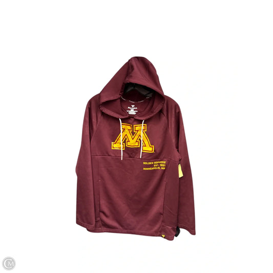Sweatshirt Hoodie By Fanatics In Maroon, Size: M